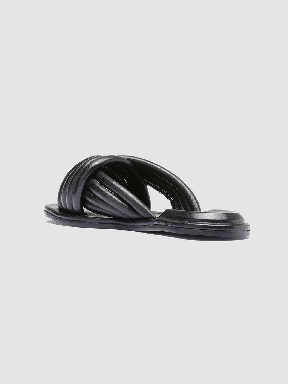 Officine Creative CYBILLE 004 Sandali in Pelle Nera Online