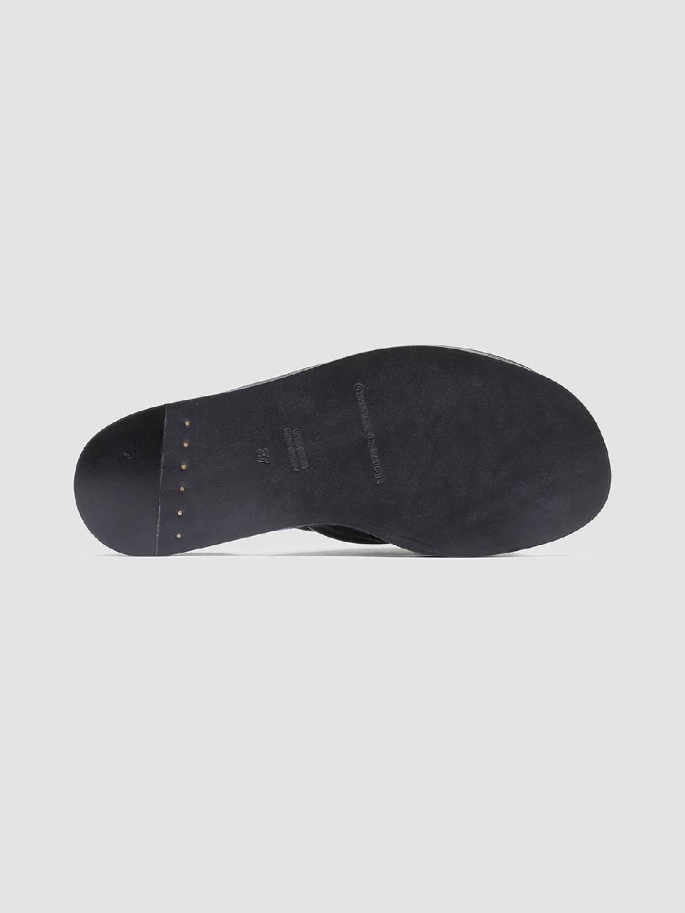 Officine Creative CYBILLE 004 Sandali in Pelle Nera Online