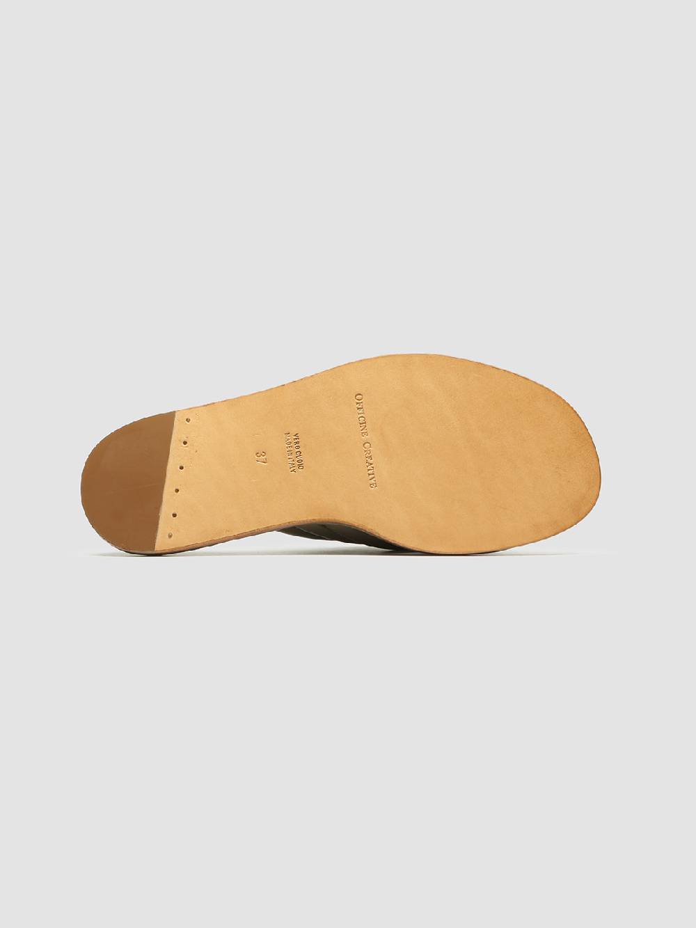 Officine Creative CYBILLE 004 Slide in Pelle Verde In Vendita