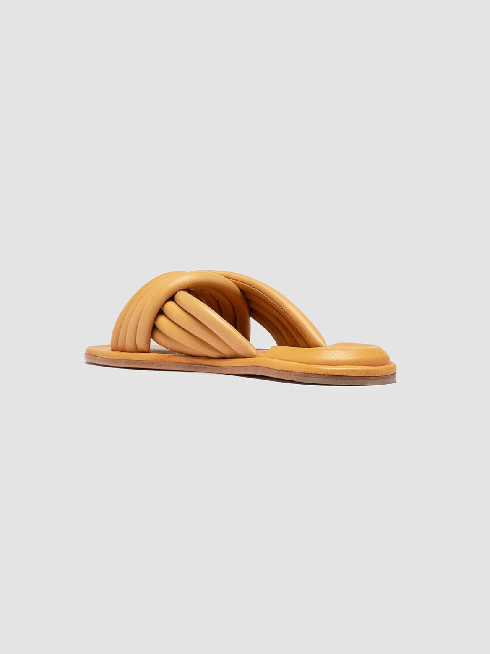 Officine Creative CYBILLE 004 Sandali in Pelle Gialla Offerte