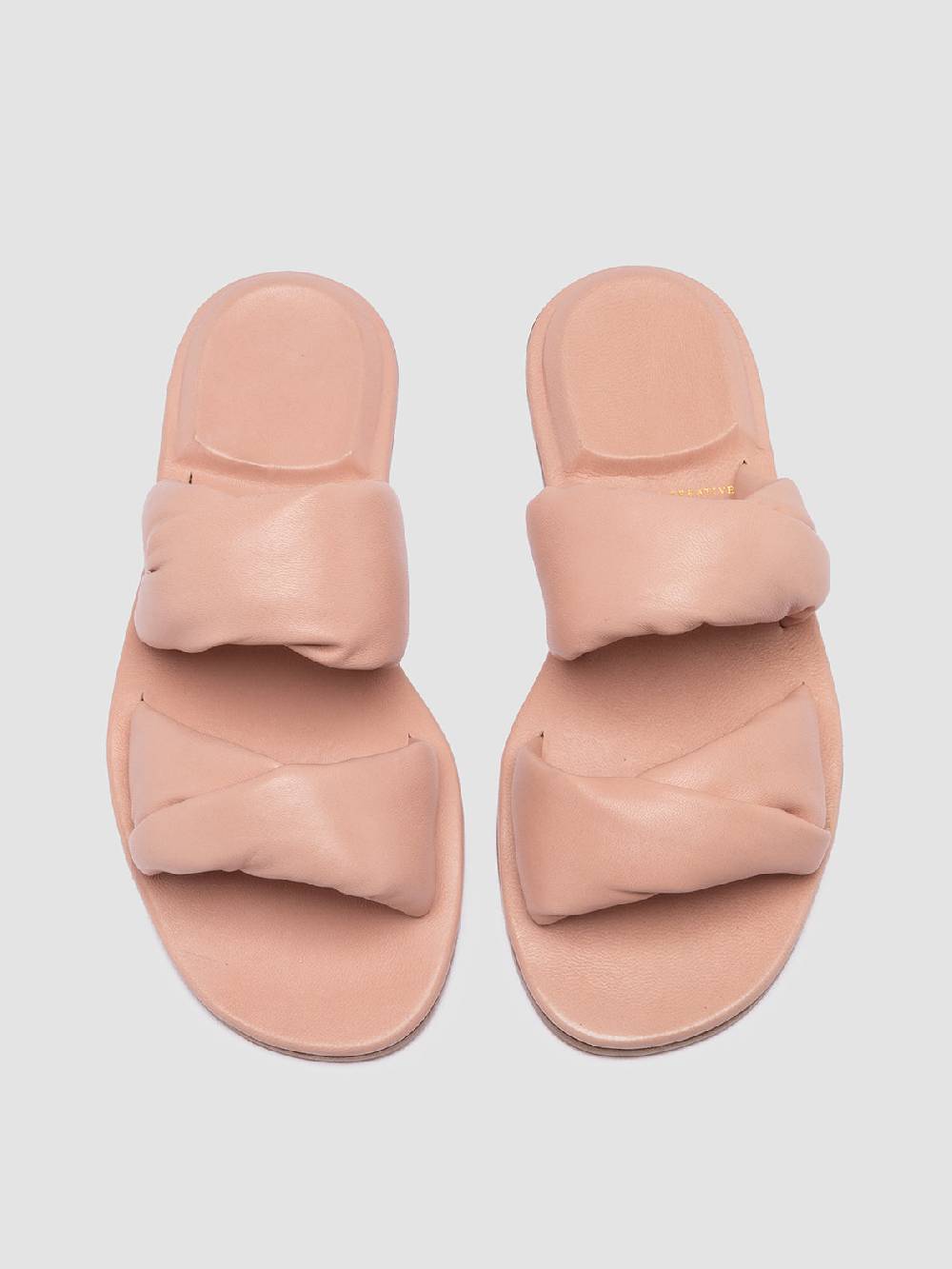 Officine Creative CYBILLE 009 Sandali in Pelle Rosa Fino al 50% di sconto