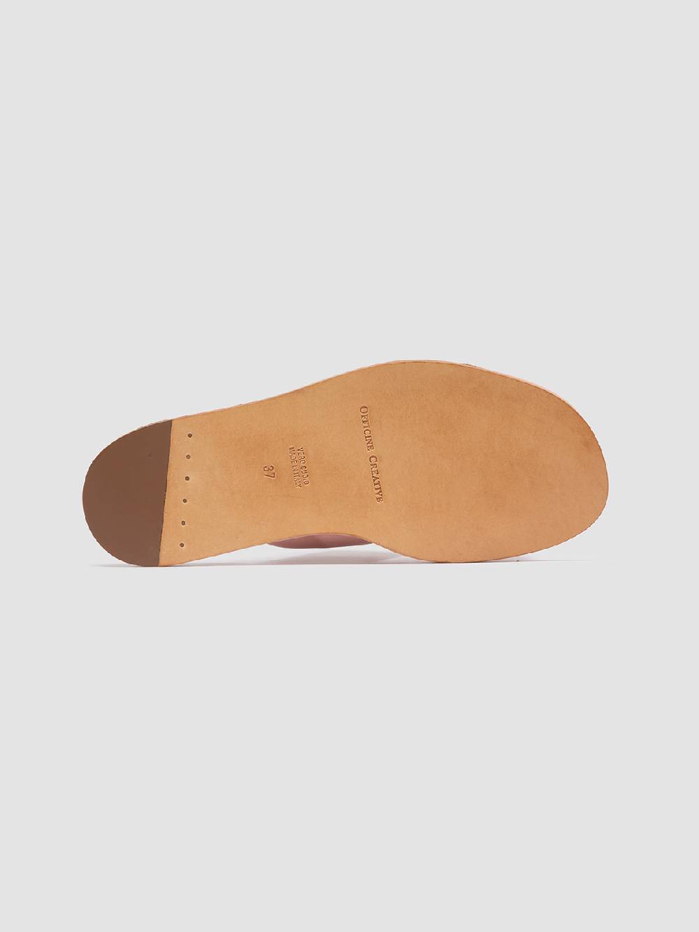 Officine Creative CYBILLE 009 Sandali in Pelle Rosa Fino al 50% di sconto