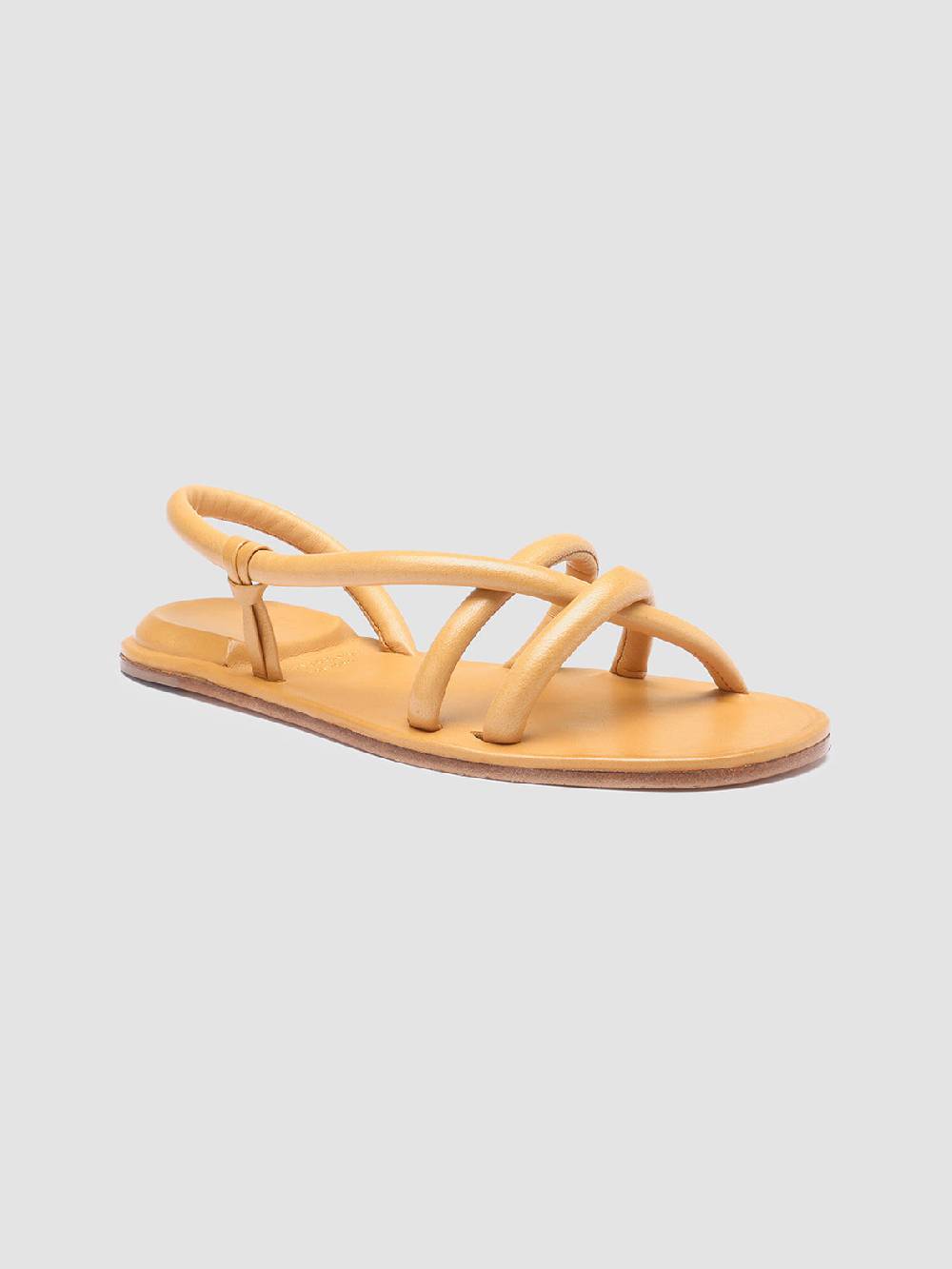 Officine Creative CYBILLE 003 Sandali in Pelle gialla Vendite Flash