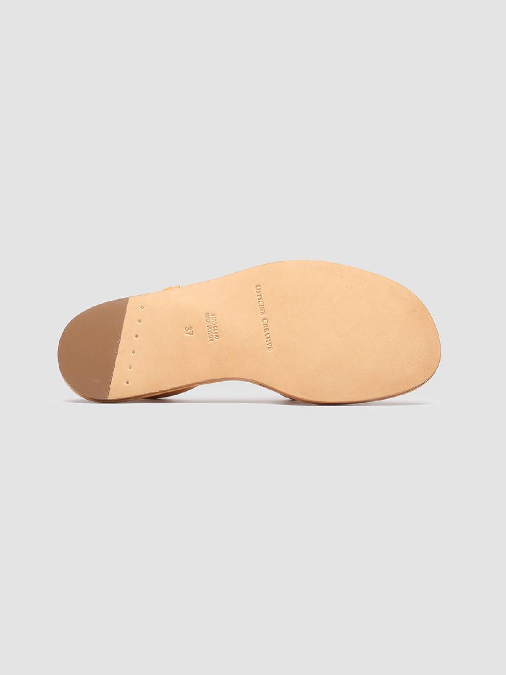Officine Creative CYBILLE 003 Sandali in Pelle gialla Vendite Flash