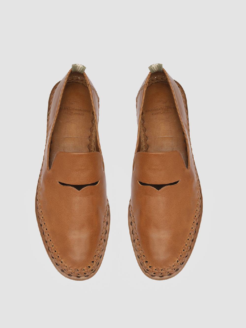 Officine Creative MABELLE 002 Slip-On in Nappa Marrone Italy