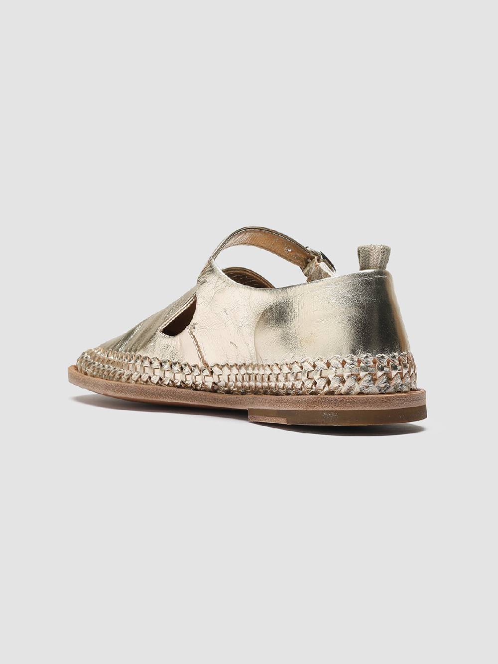 Officine Creative MABELLE 003 Mary Jane in Pelle Tortora Italia