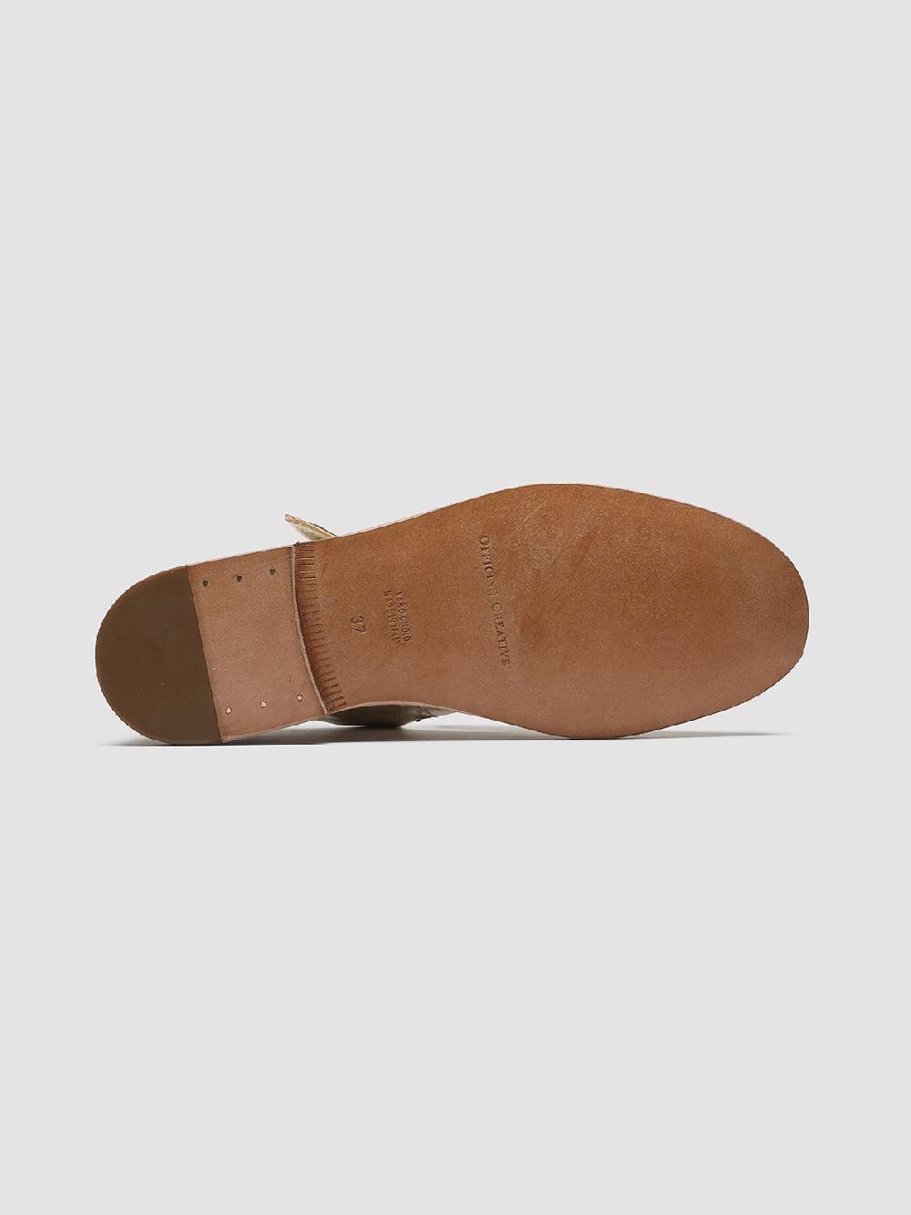 Officine Creative MABELLE 003 Mary Jane in Pelle Tortora Italia