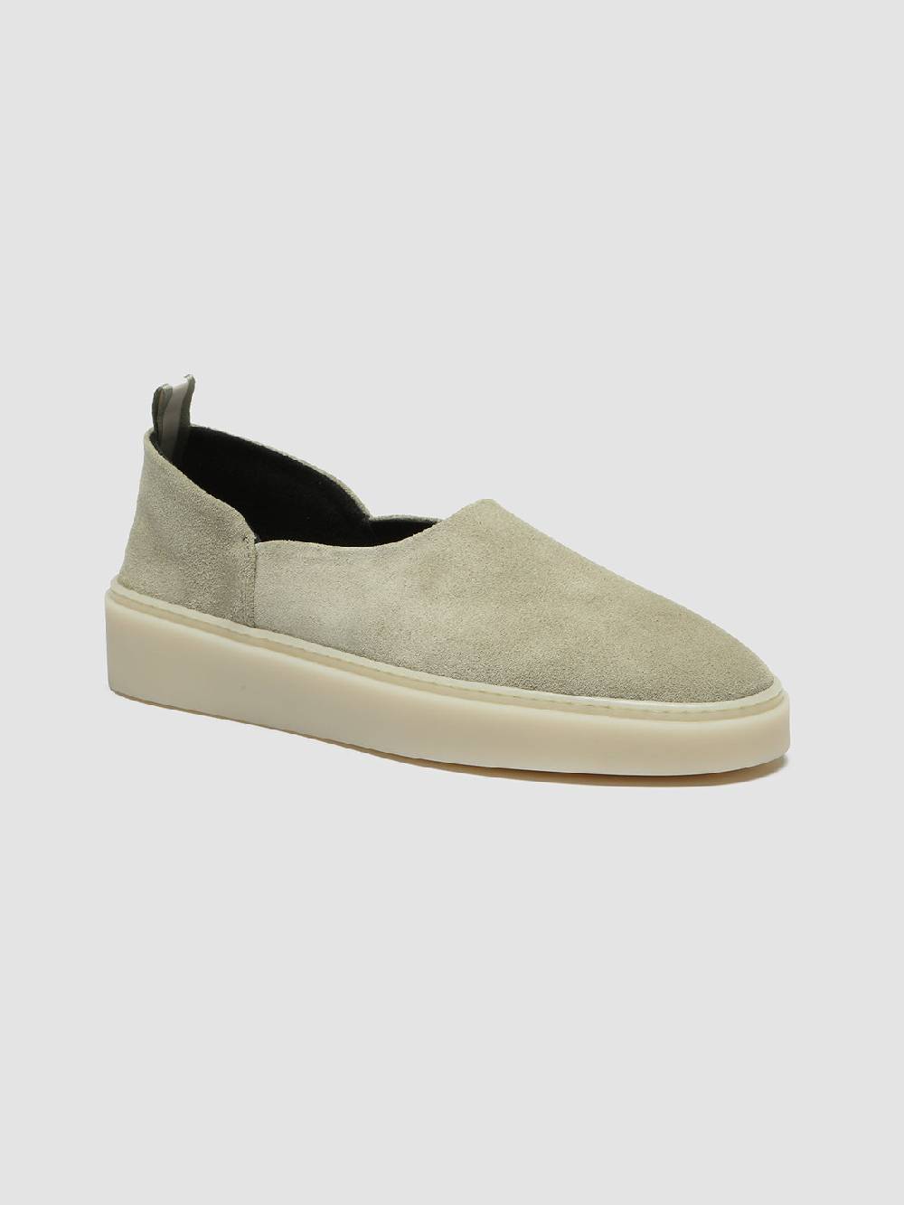 Officine Creative MUSKRAT 101 Sneaker in Pelle Scamosciata Tortora In Linea