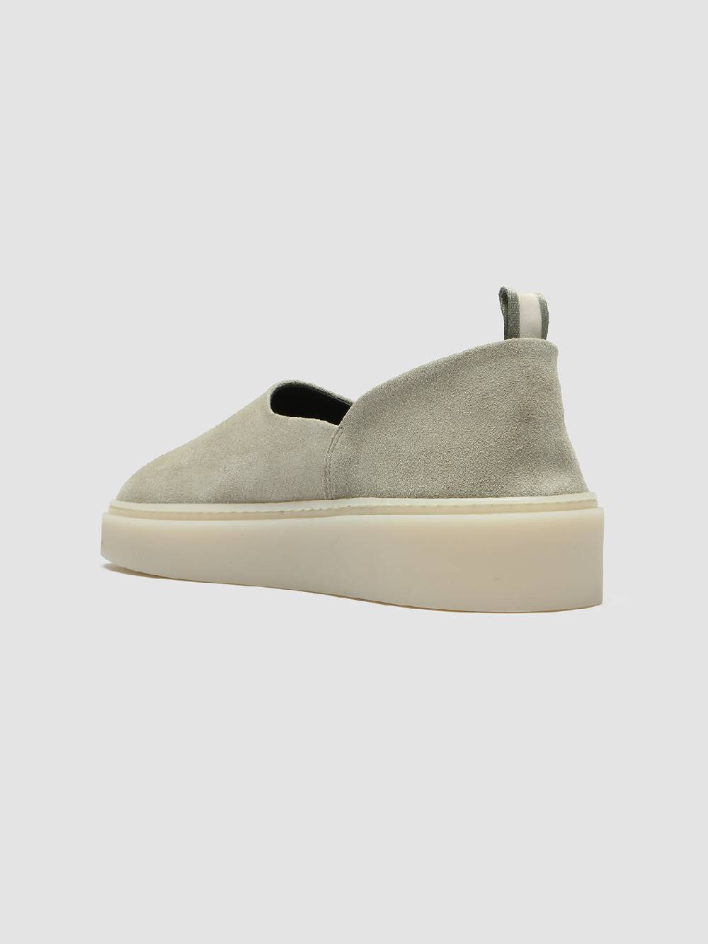 Officine Creative MUSKRAT 101 Sneaker in Pelle Scamosciata Tortora In Linea