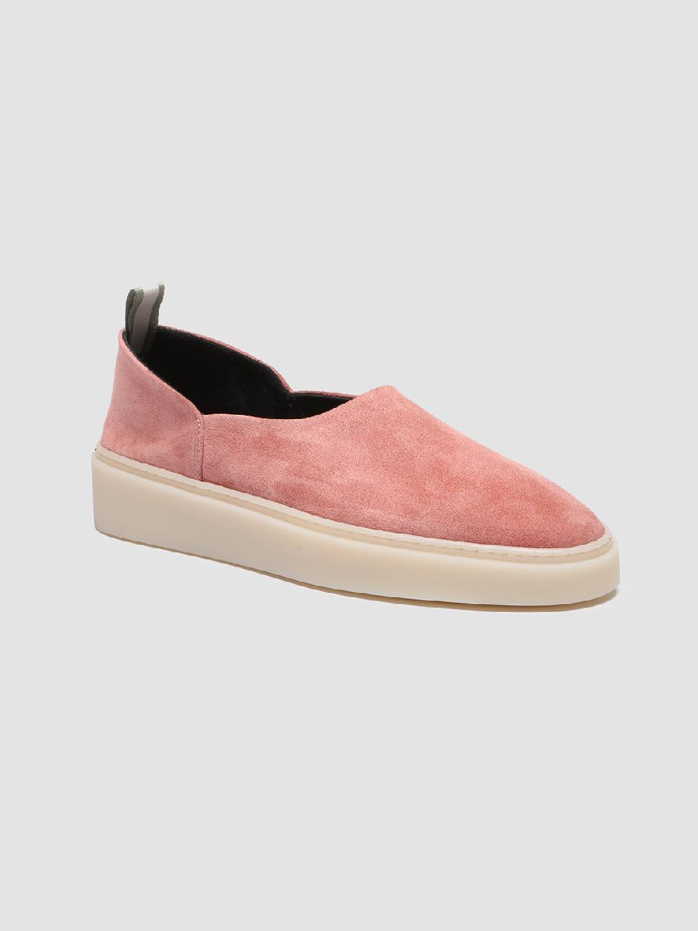 Officine Creative MUSKRAT 101 Sneaker in Pelle Scamosciata Rosa Nuovo