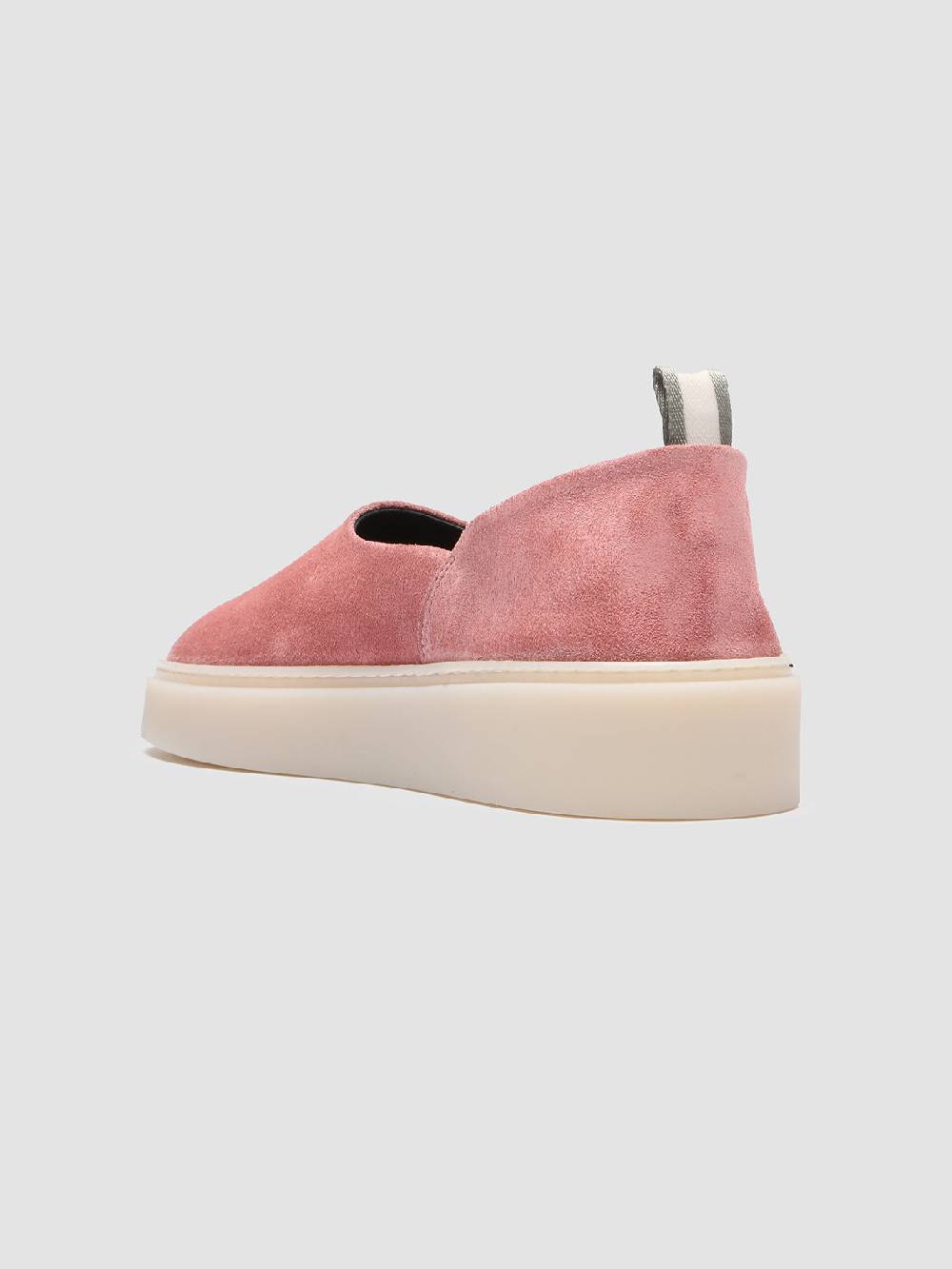 Officine Creative MUSKRAT 101 Sneaker in Pelle Scamosciata Rosa Nuovo