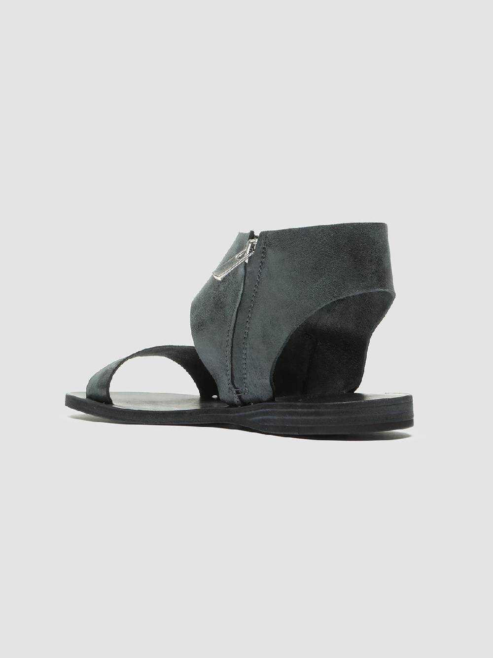 Officine Creative ITACA 039 Sandali in Pelle Nera Vendita
