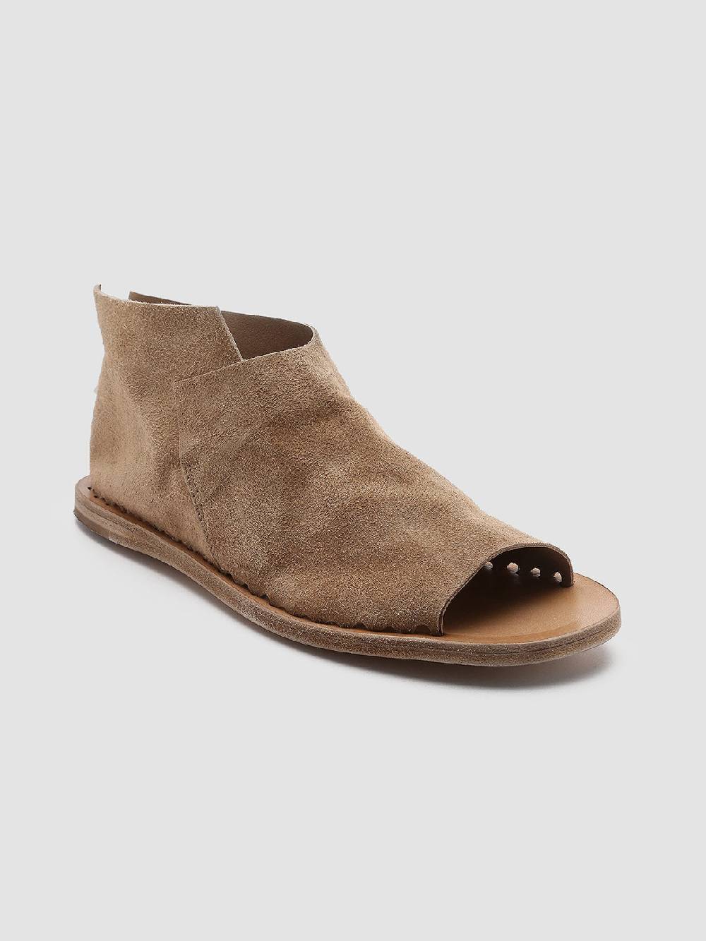 Officine Creative ITACA 005 Sandali in Pelle Scamosciata Marrone Promozione