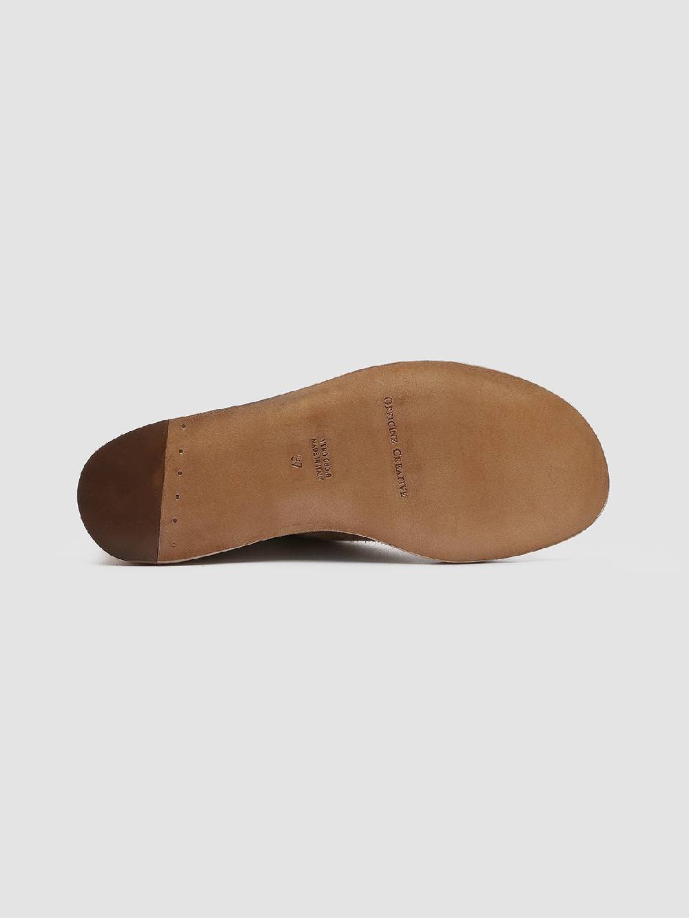 Officine Creative ITACA 005 Sandali in Pelle Scamosciata Marrone Promozione