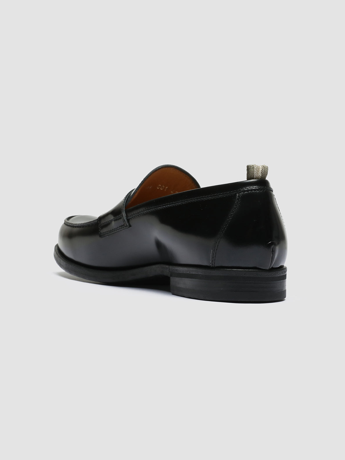 Officine Creative VINE 001 Mocassini in Pelle Nera Spedizione Gratuita