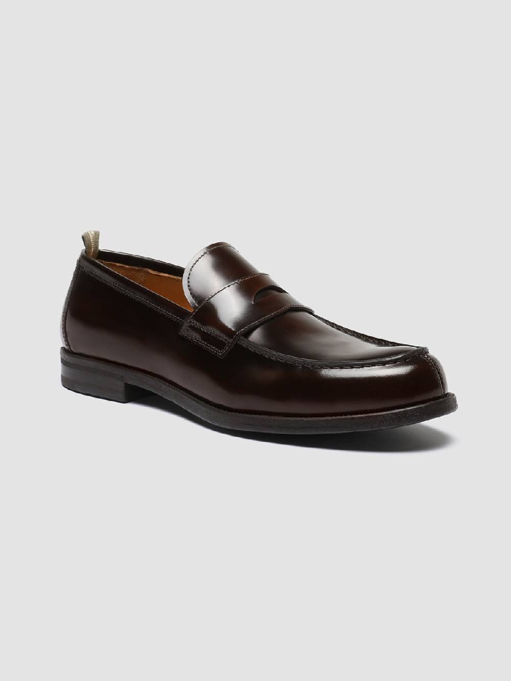 Officine Creative VINE 001 Mocassini in Pelle Marrone Pezzi Unici