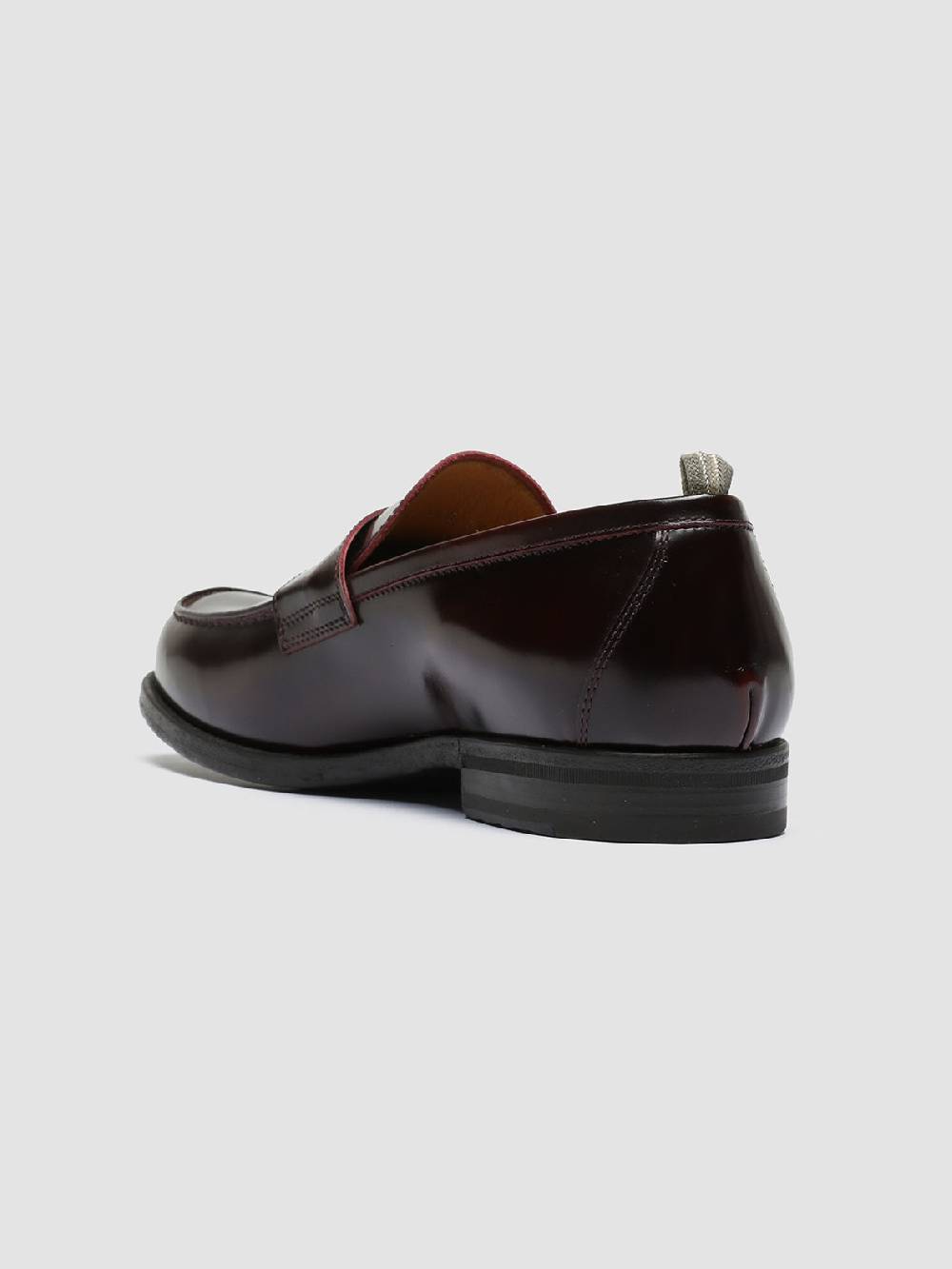 Officine Creative VINE 001 Mocassini in Pelle Bordeaux Soddisfazione Garantita