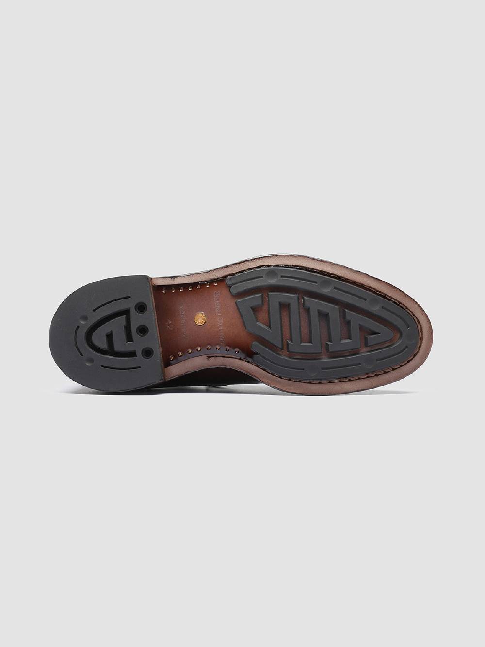 Officine Creative TEMPLE 007 Derby in Pelle Marrone Acquista Ora