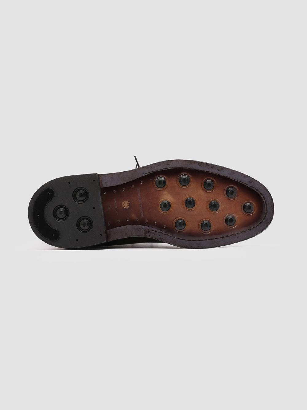 Officine Creative HOPKINS 003 Derby in Pelle Grigia Promozione Limitata