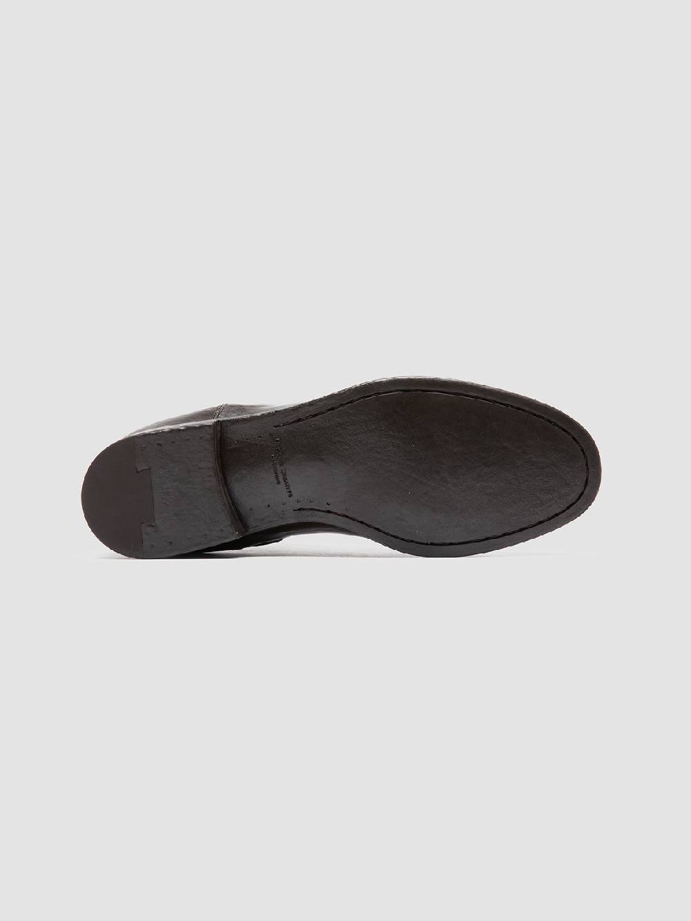 Officine Creative VANDERBILT CAOU 012 Stivali Marrone Scuro in Pelle Prezzo Ridotto