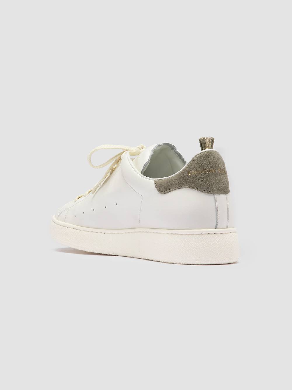 Officine Creative MOWER 002 Sneakers Basse in Pelle e Camoscio Bianca Novità