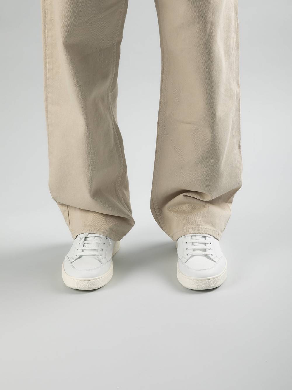 Officine Creative MOWER 007 Sneakers in Pelle Bianca Offerta