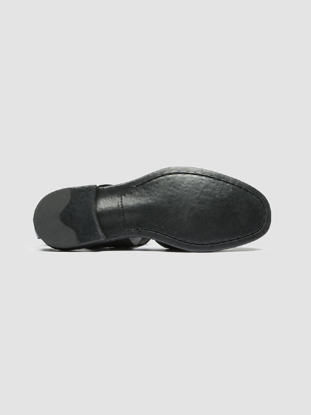 Officine Creative CHRONICLE 145 Sandali in Pelle Nera Offerte