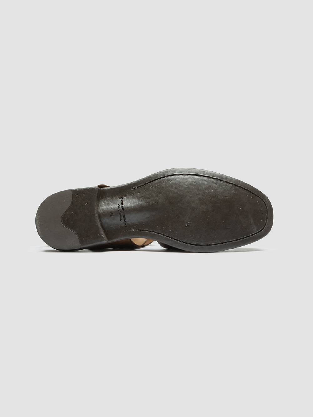 Officine Creative CHRONICLE 145 Sandali in Pelle Marrone Vendita Calda
