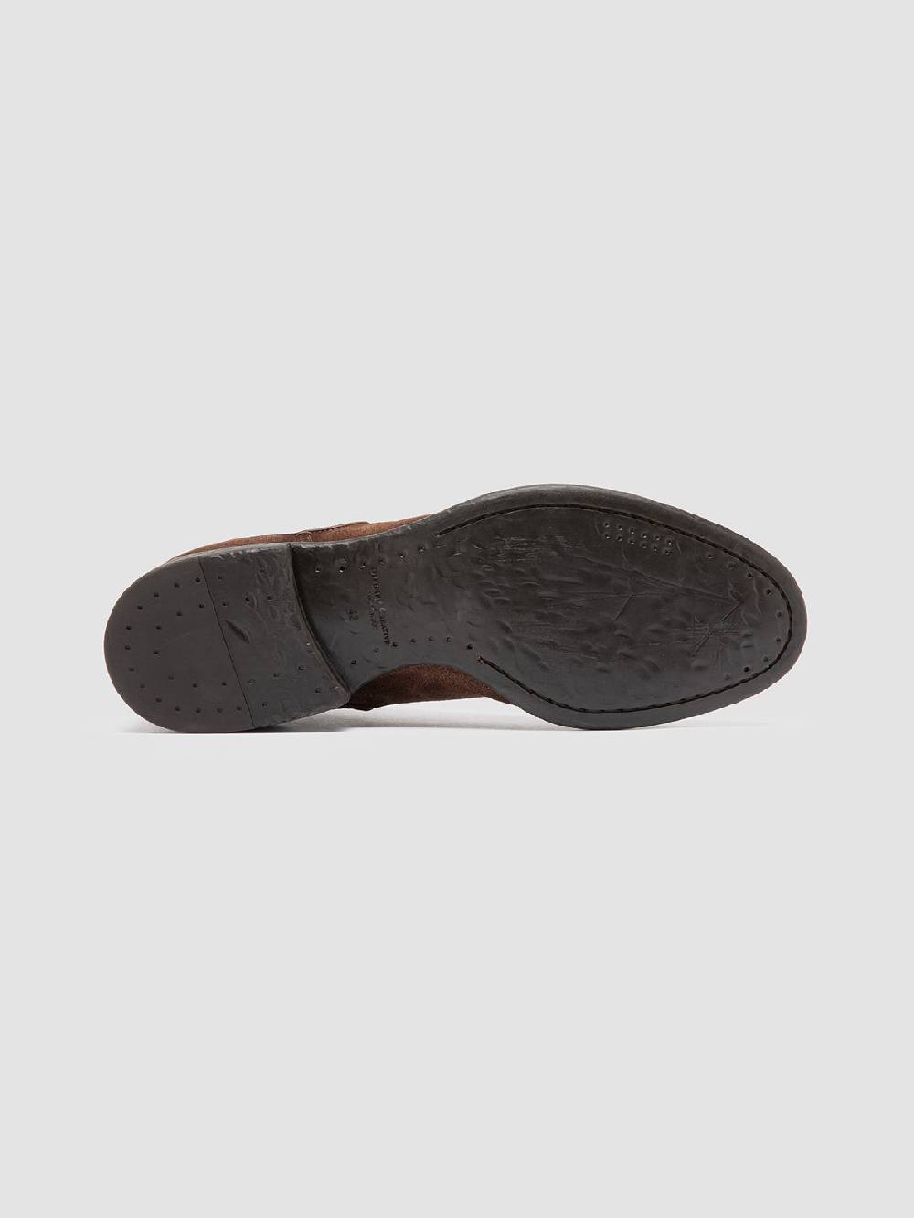 Officine Creative CETON 647 Stivaletti Chelsea in Pelle Scamosciata Marrone Vendite Flash