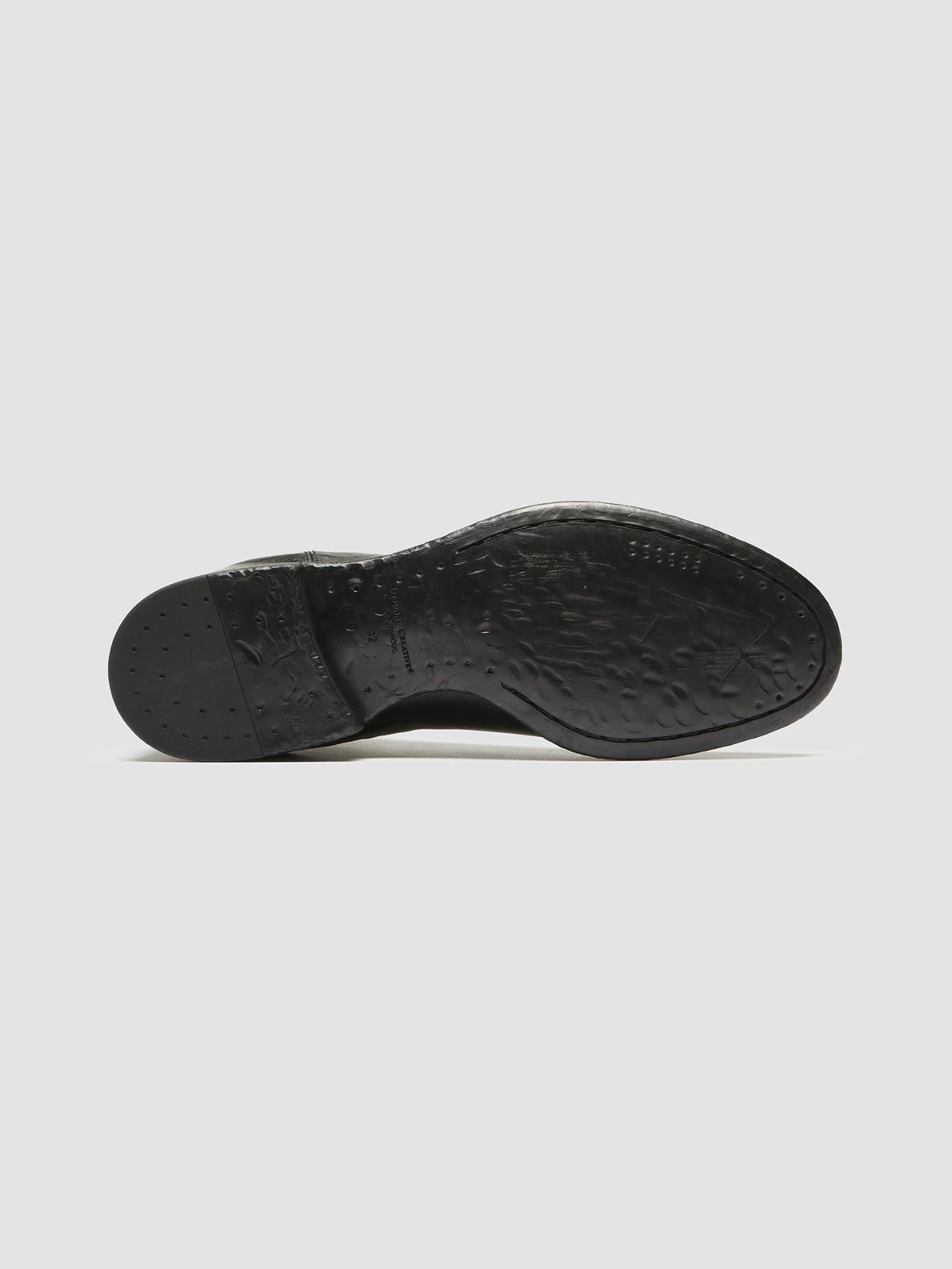 Officine Creative CETON 647 Stivaletti Chelsea in Pelle Nera In Saldo