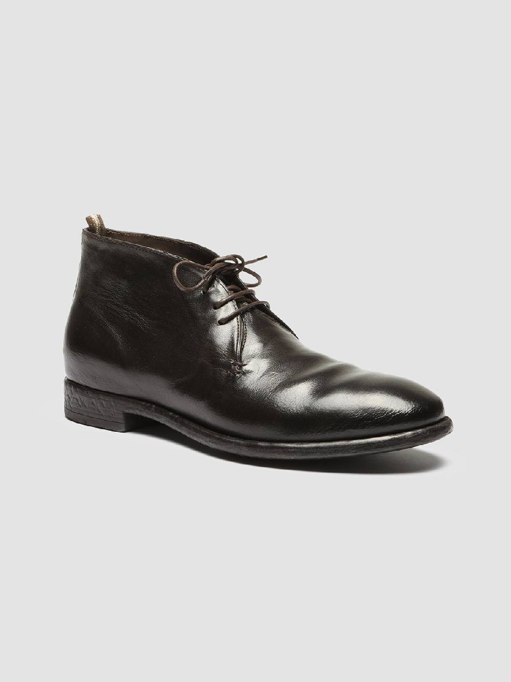 Officine Creative CETON 685 Stivali Chukka in Pelle Marrone Moda