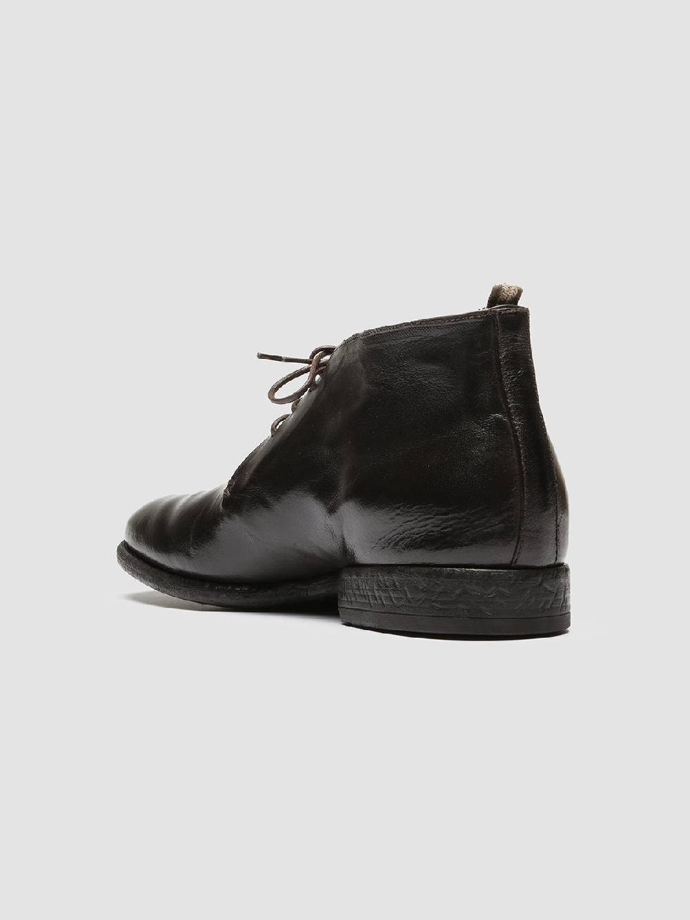 Officine Creative CETON 685 Stivali Chukka in Pelle Marrone Moda