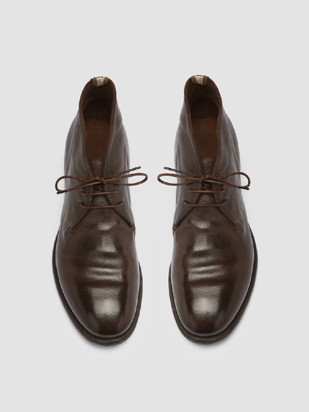 Officine Creative CETON 685 Stivali Chukka in Pelle Marrone 2025