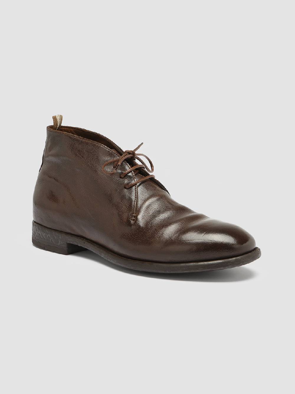 Officine Creative CETON 685 Stivali Chukka in Pelle Marrone 2025