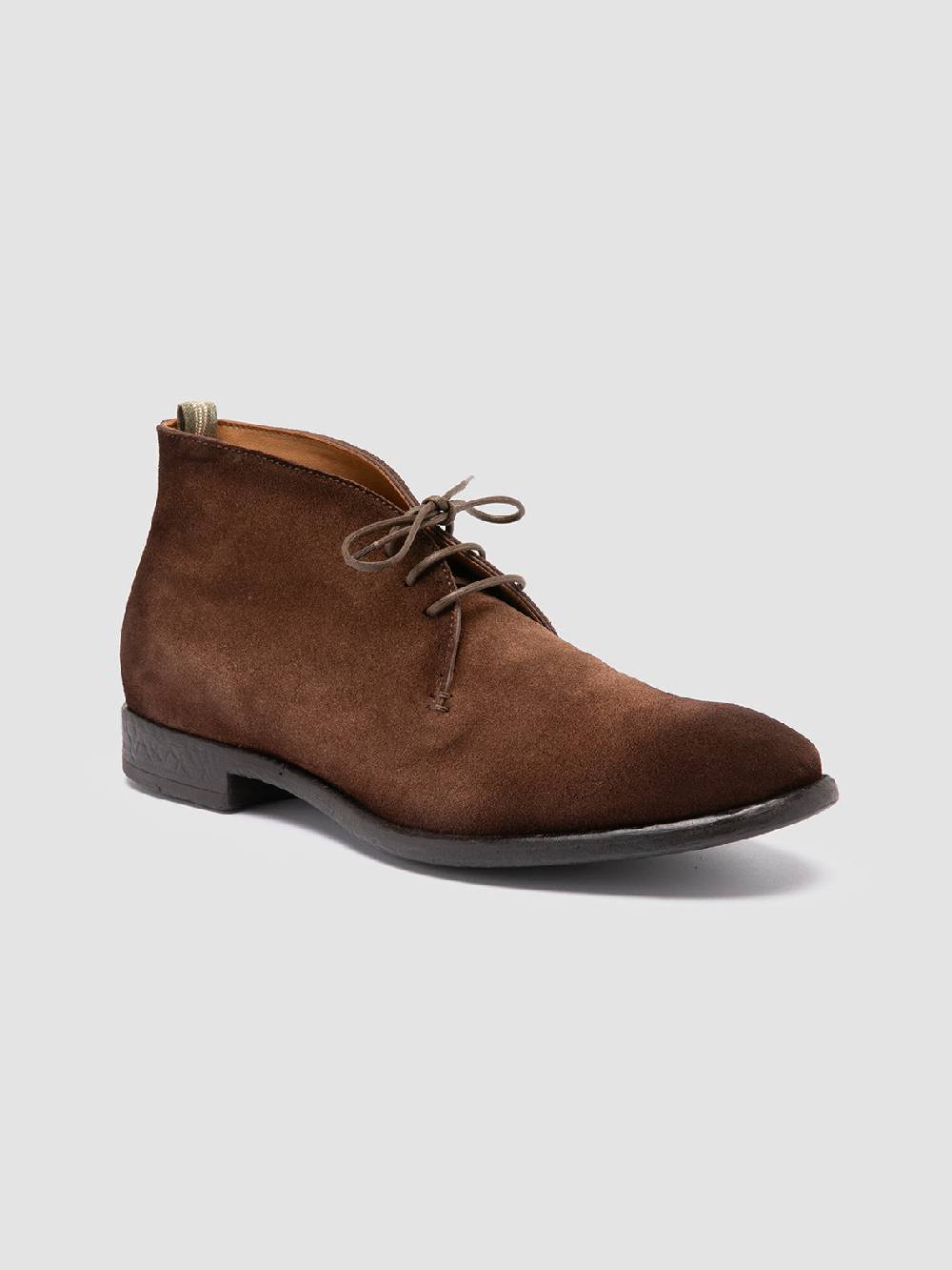 Officine Creative CETON 685 Stivali Chukka in Camoscio Marrone Italy