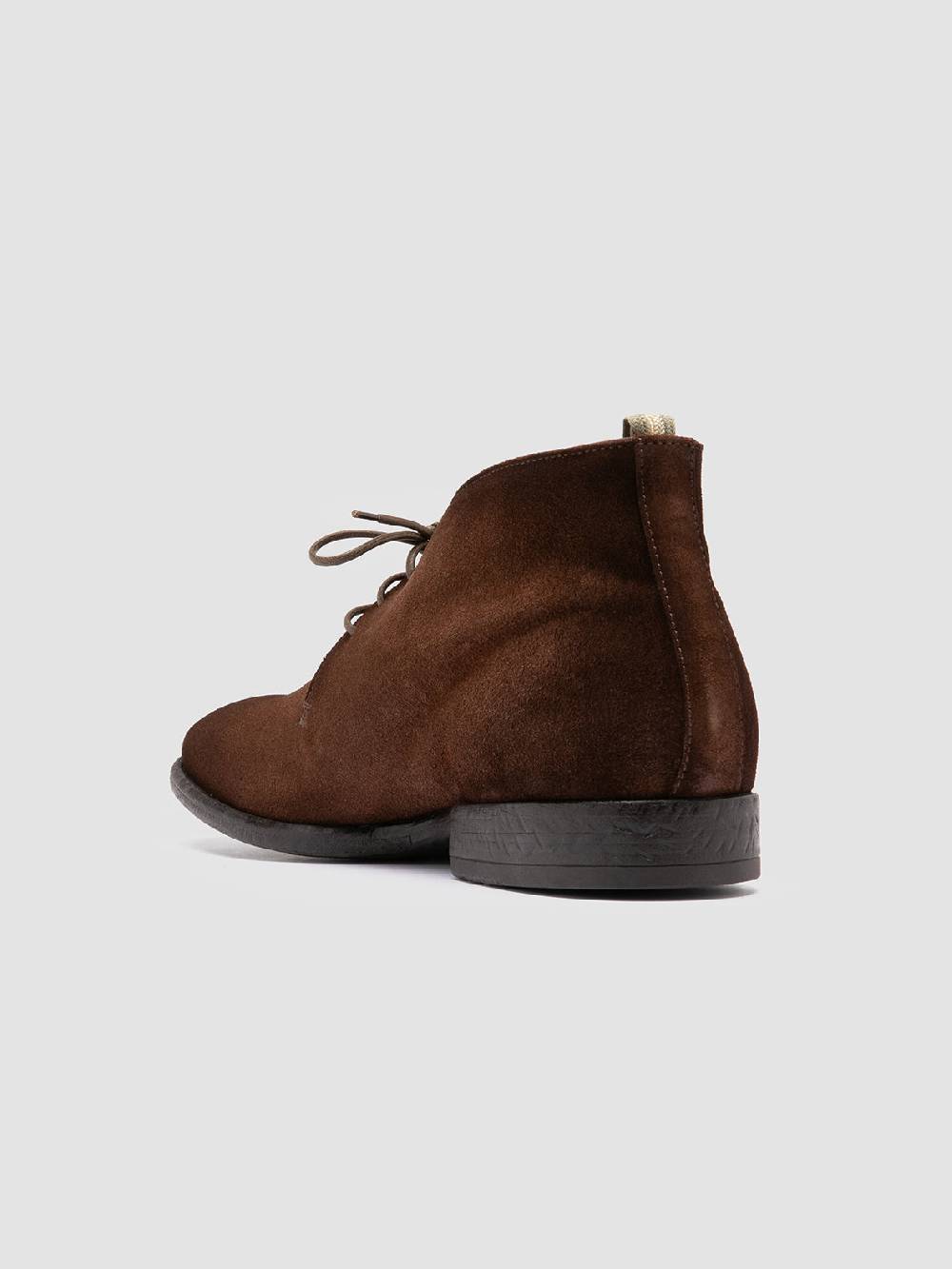 Officine Creative CETON 685 Stivali Chukka in Camoscio Marrone Italy