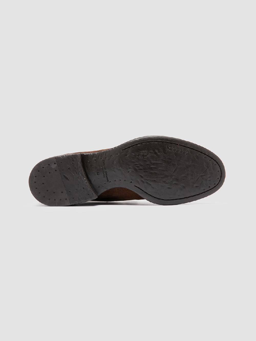 Officine Creative CETON 685 Stivali Chukka in Camoscio Marrone Italy