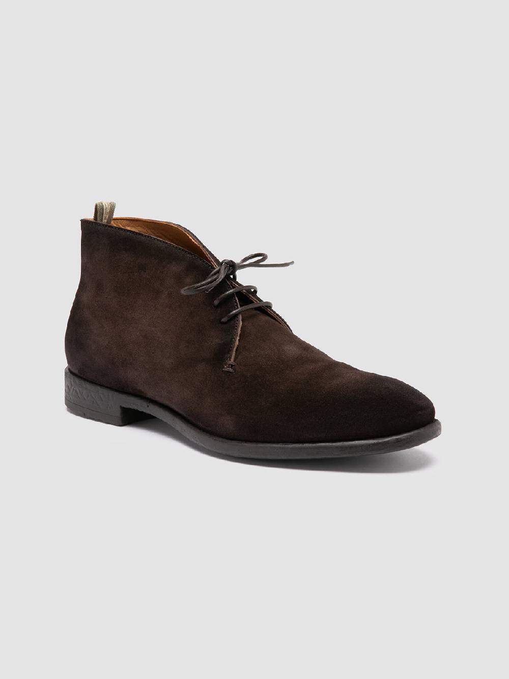 Officine Creative CETON 685 Stivali Chukka in Camoscio Marrone Italia