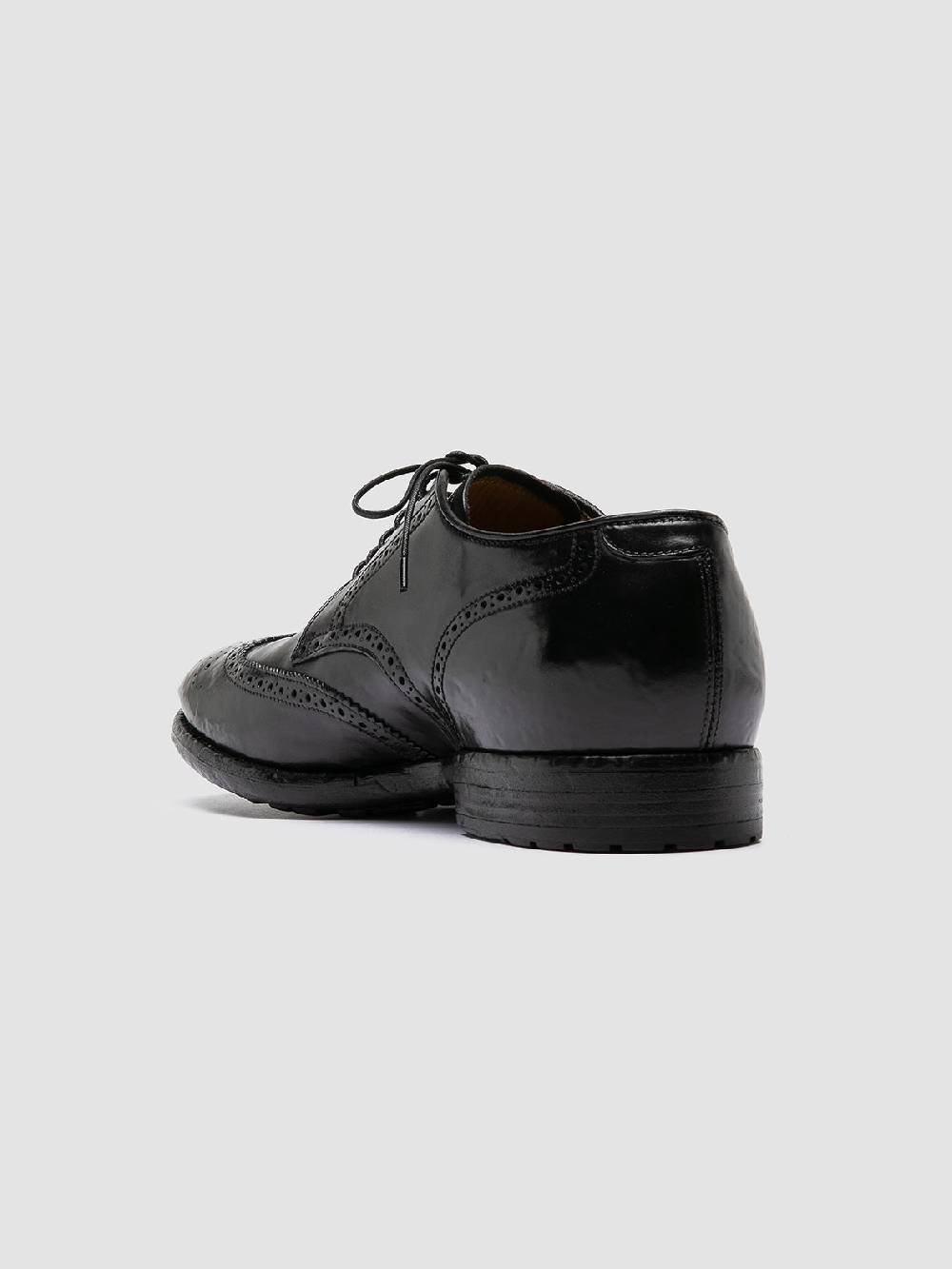 Officine Creative TEMPLE 609 Derby in Pelle Nera Nuovo