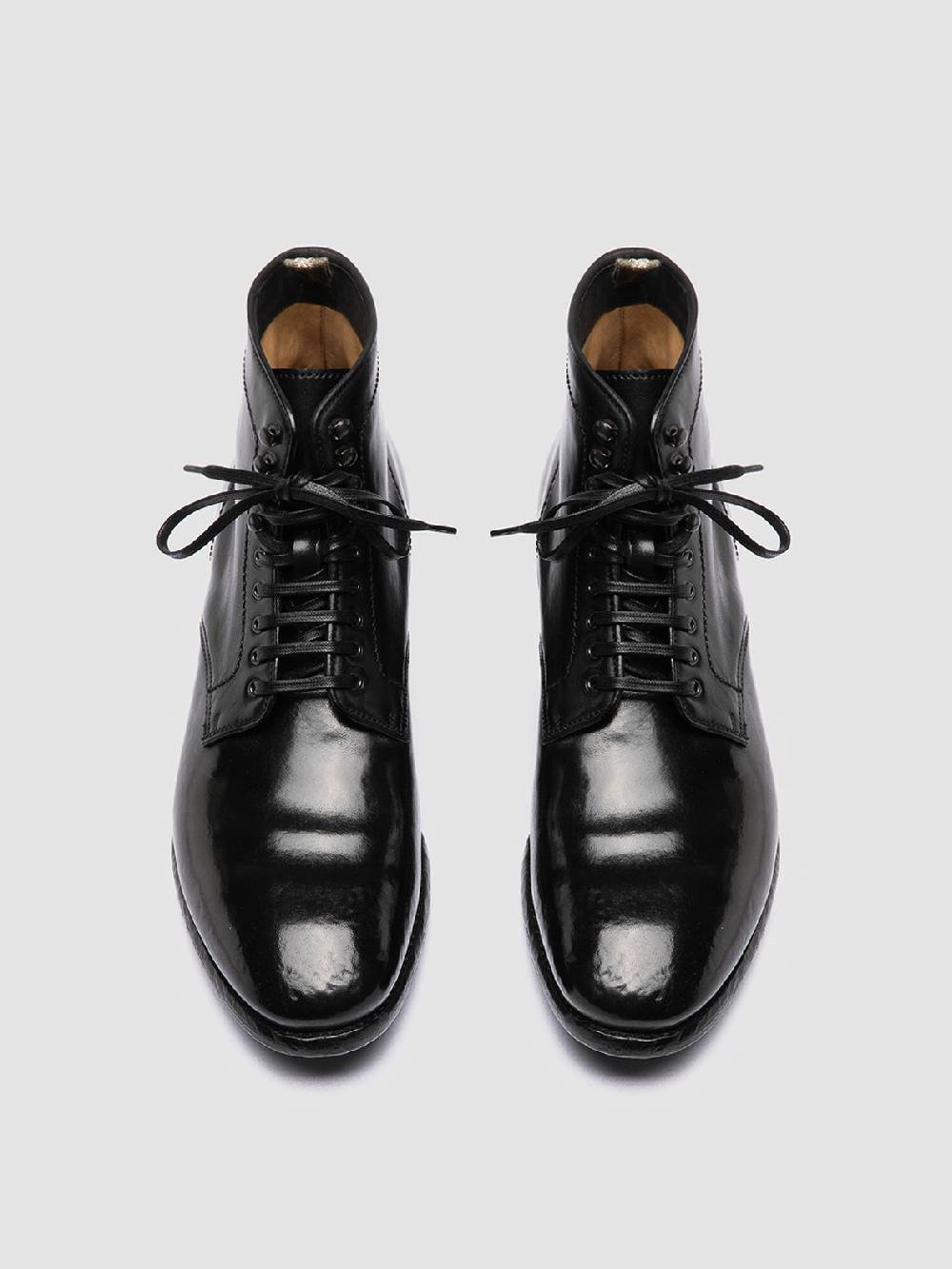 Officine Creative PRINCE 610 Stivaletti in Pelle Nera Qualità