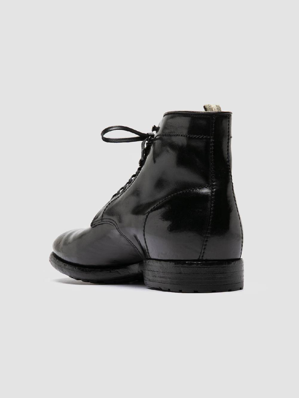 Officine Creative PRINCE 610 Stivaletti in Pelle Nera Qualità