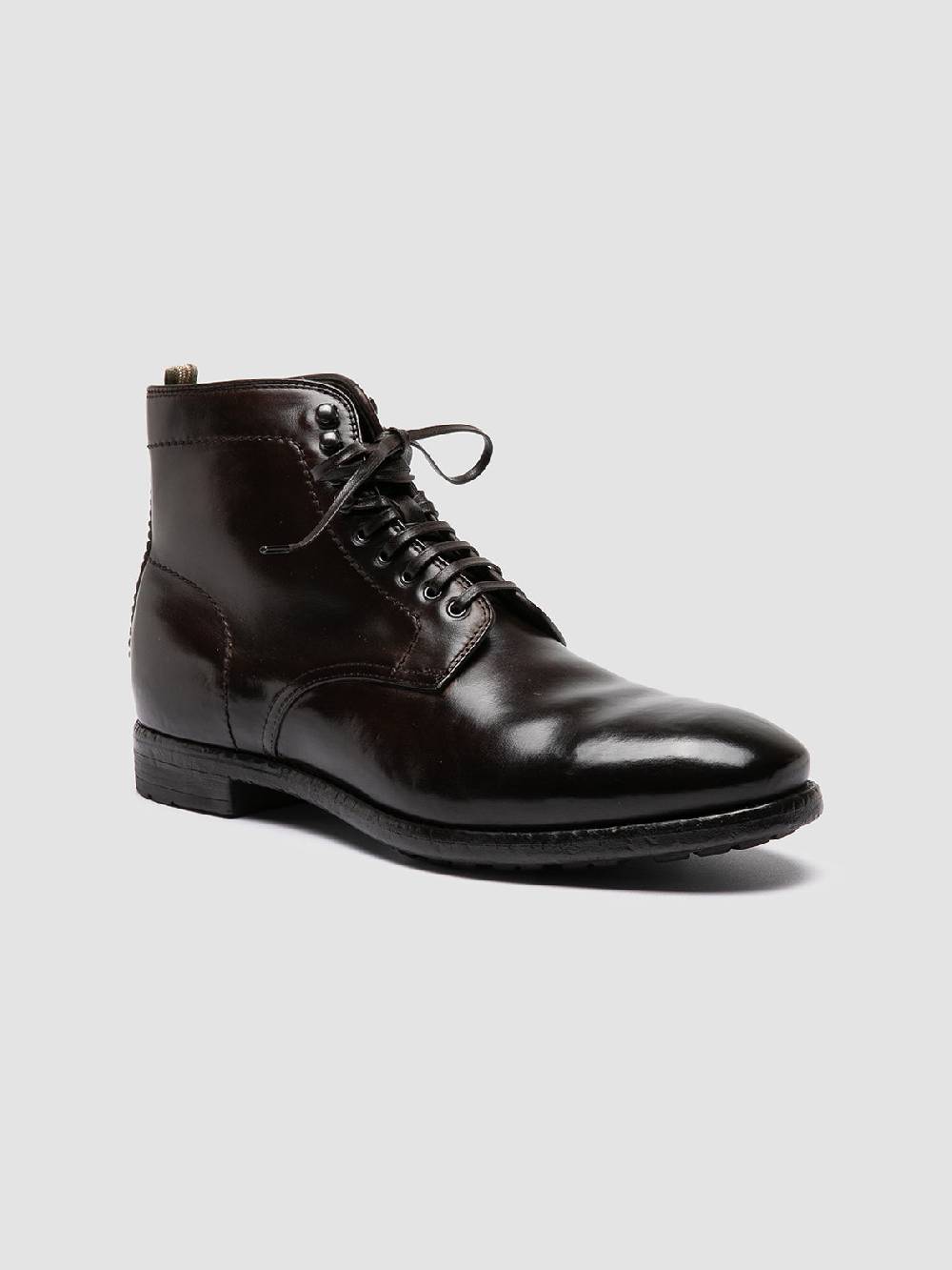 Officine Creative PRINCE 610 Stivaletti in Pelle Marrone Vendita
