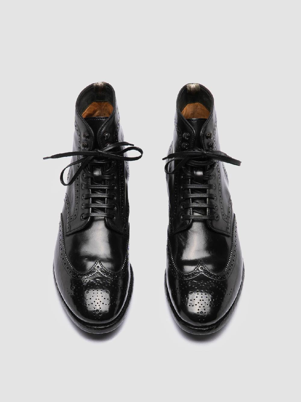 Officine Creative PRINCE 612 Stivaletti in Pelle Nera Promozione