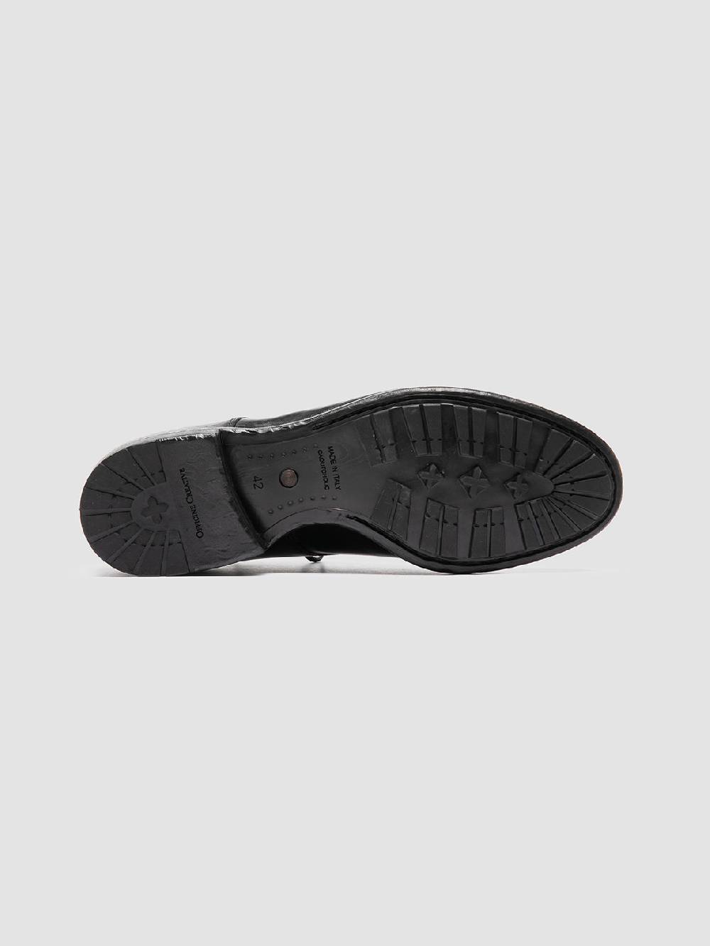 Officine Creative PRINCE 612 Stivaletti in Pelle Nera Promozione