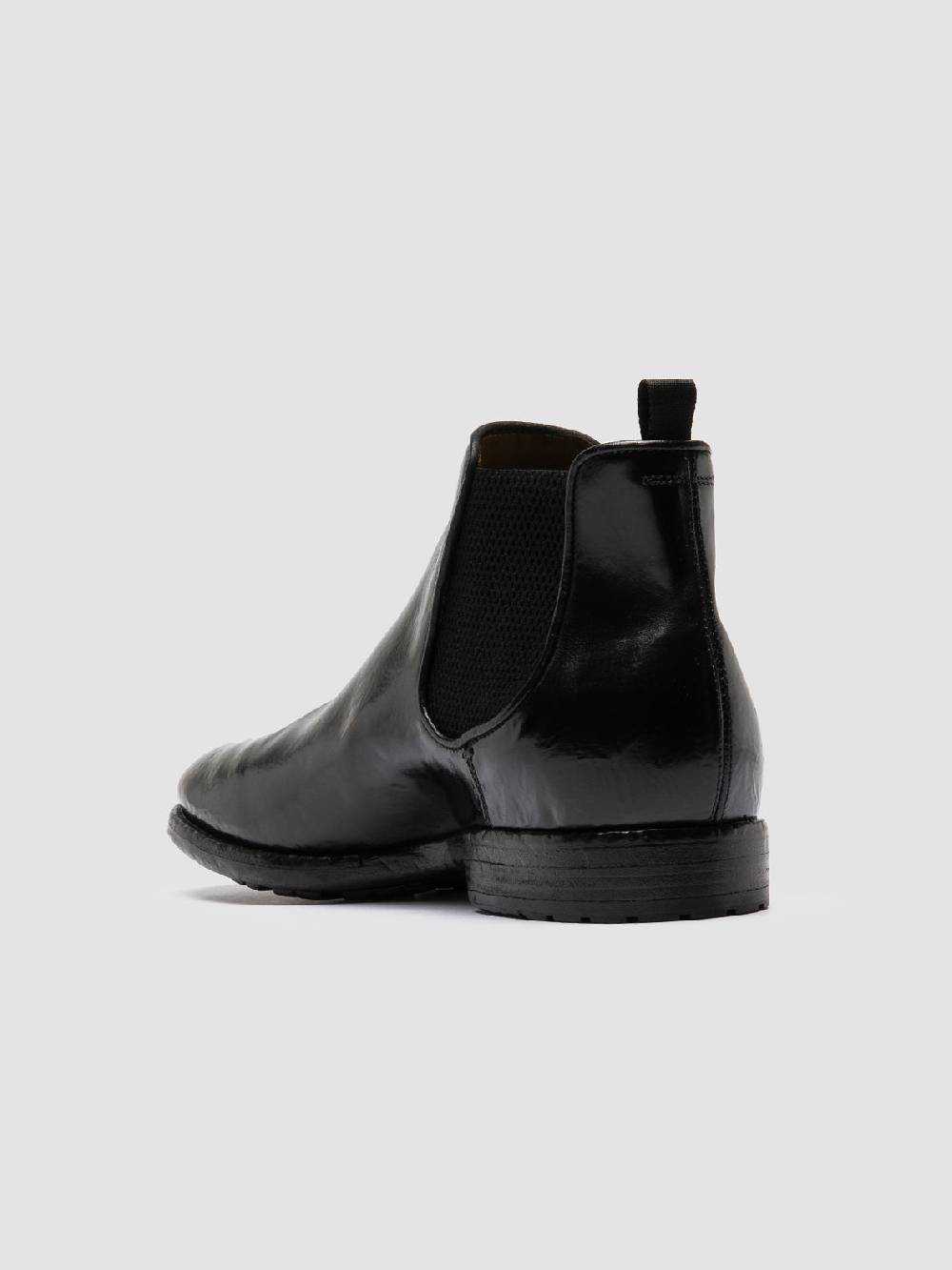 Officine Creative PRINCE 617 Stivaletti Chelsea in Pelle Nera Pezzi Unici