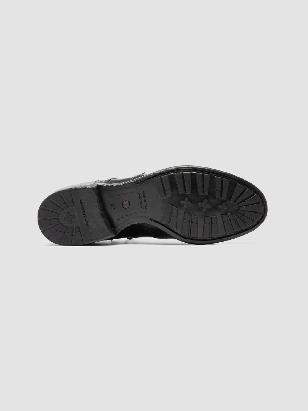 Officine Creative PRINCE 617 Stivaletti Chelsea in Pelle Nera Pezzi Unici