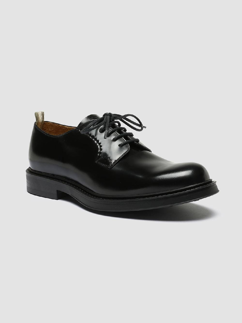 Officine Creative UNIFORM 003 Derby in Pelle Nera Acquista Ora