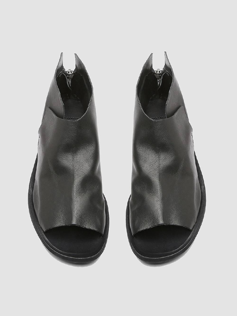 Officine Creative ITACA 005 Sandali in Pelle Nera Consegna Veloce