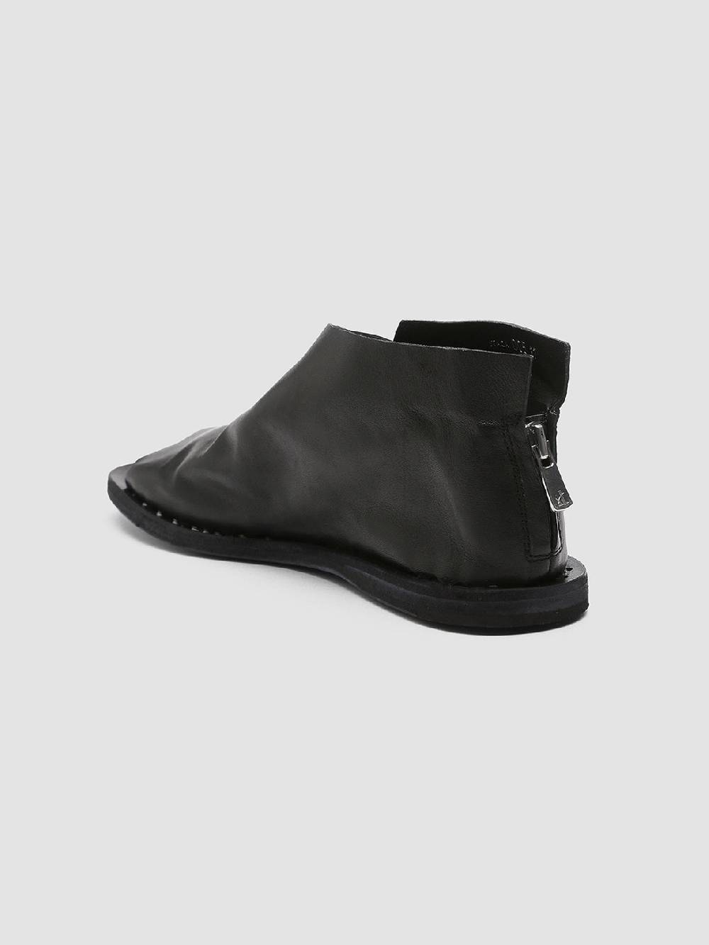 Officine Creative ITACA 005 Sandali in Pelle Nera Consegna Veloce