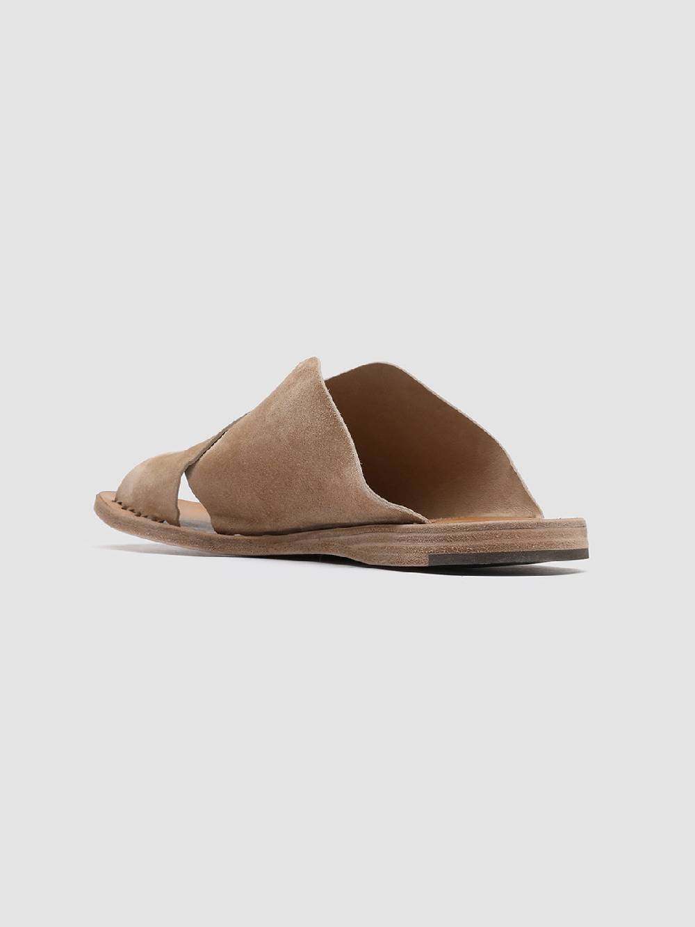 Officine Creative ITACA 019 Sandali in Pelle Scamosciata Marrone Shopping Online